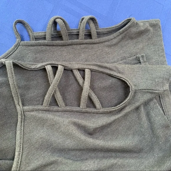 Thyme & Honey Gray T-Shirt Dress - Picture 3 of 5